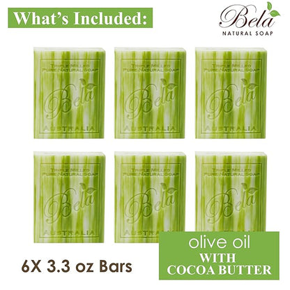 Bela, Olive Oil with Cocoa Butter, 93g