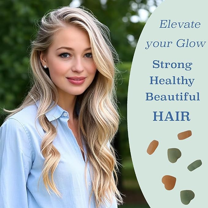 Hair Skin and Nails Gummies - Supports Healthy Hair, for Men & Women, Vegan Biotin Vitamins, Hair Growth, Stronger Nails, Healthy Skin, Made in USA, 60 Count