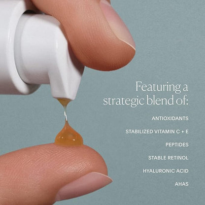 U Beauty Resurfacing Compound - Anti-Aging Daily Serum with Mandelic Acid, a Gentle Blend of Exfoliants, Retinol + Vitamin C for Smoother, Brighter, & Revitalized-Looking Skin - 1.7 fl oz