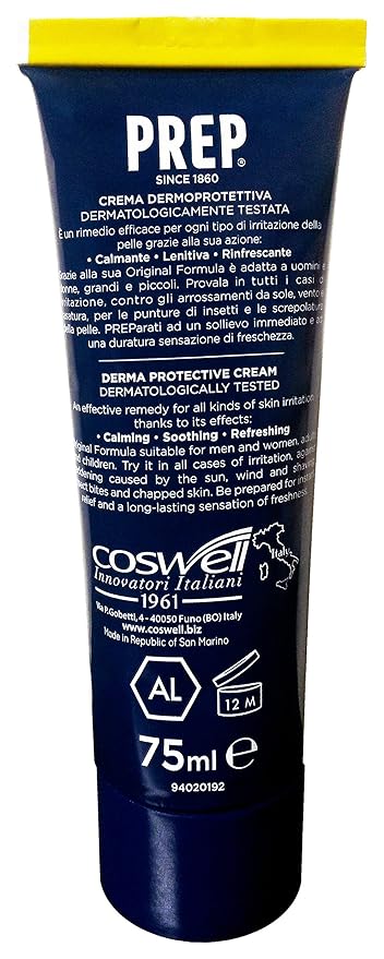 PREP: Derma Protective Cream, Paraben