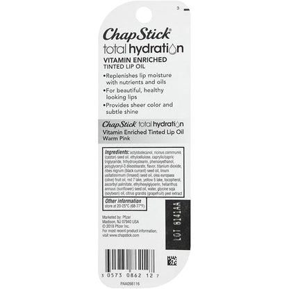 ChapStick Total Hydration Vitamin Enriched Warm
