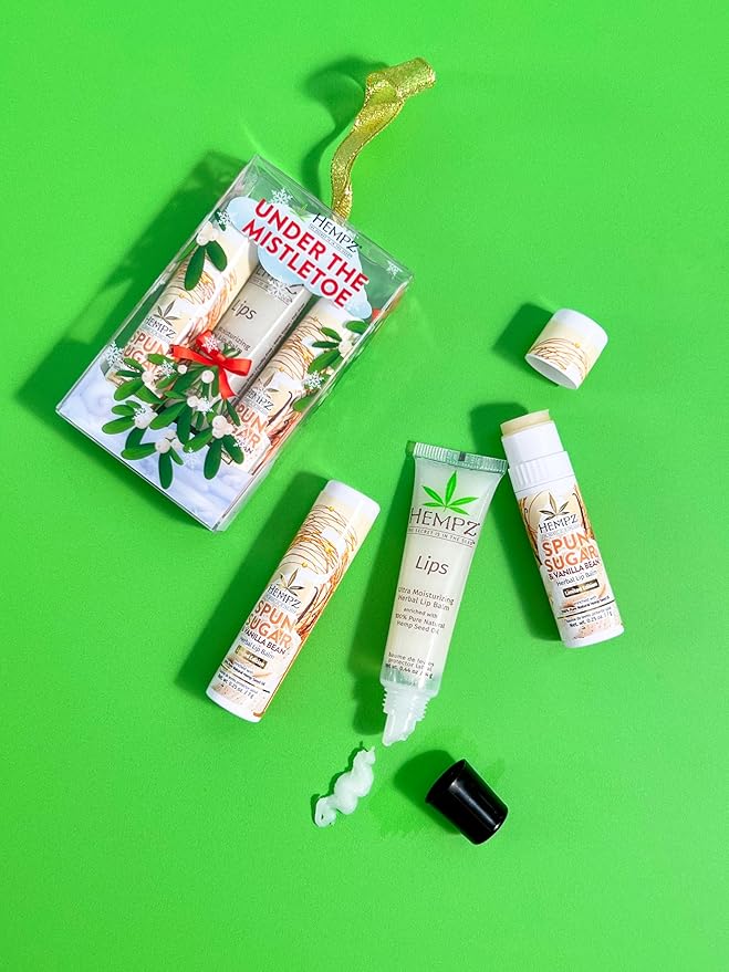 Hempz Holiday Lip Balm Trio Gift Vanilla