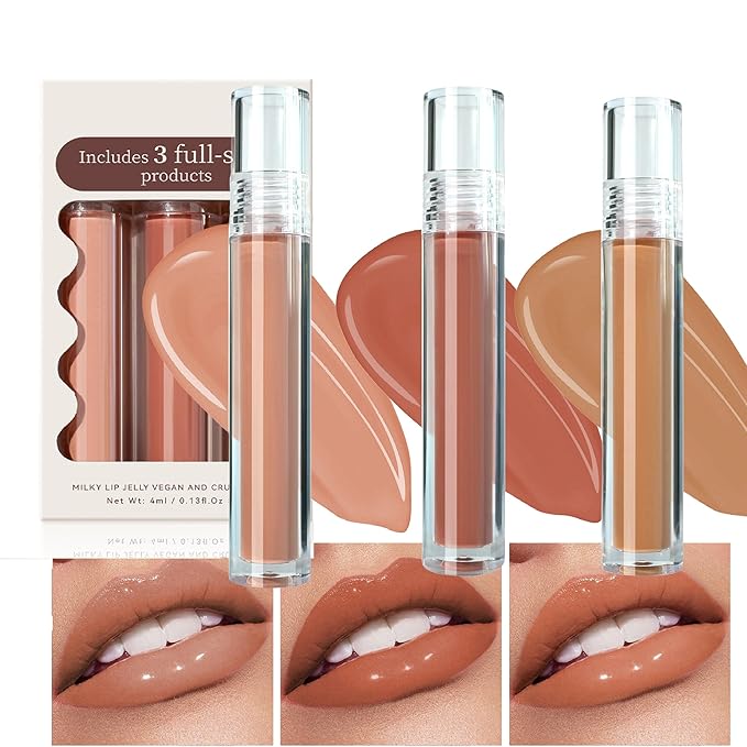 Lip Gloss Set for Women, Lip Plumping Gloss, Gloss