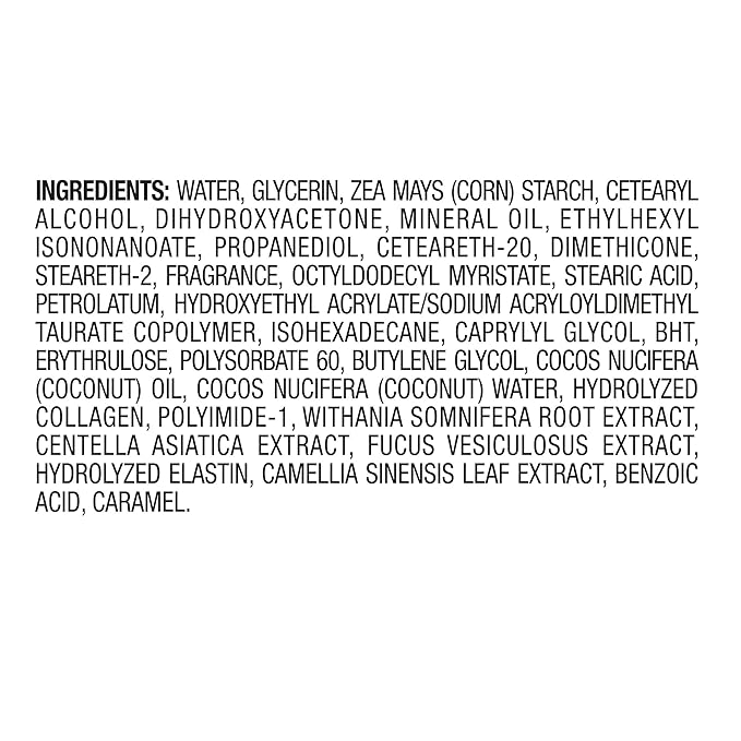 Jergens Natural Glow +FIRMING Self Tanner, Sunless Tanning Lotion for Fair to Medium Skin Tone, Anti Cellulite Firming Body Lotion for Natural-Looking Tan, 7.5 Ounce