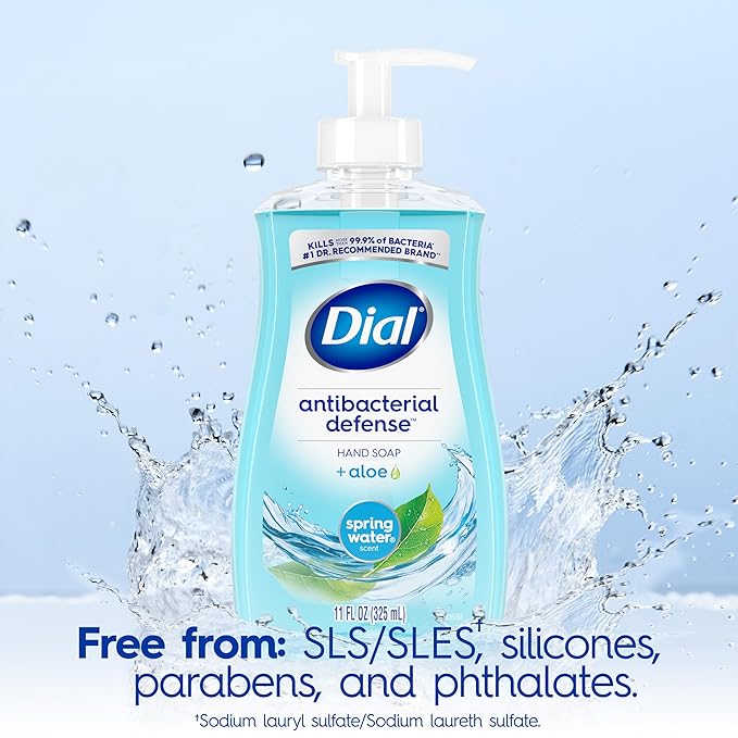 Dial Antibacterial Liquid Hand Soap, Spring