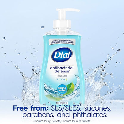 Dial Antibacterial Liquid Hand Soap, Spring