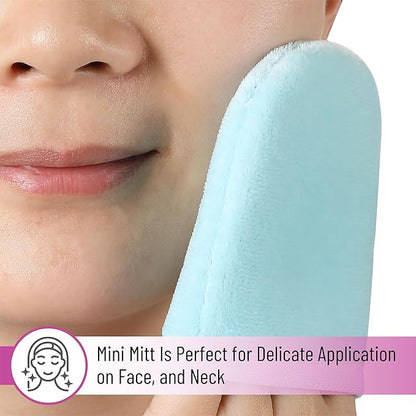 Slick- Self Tanning Mitt, Blue, Self Tanner Mitt, Self Tan Mitt, Tanning Glove, Tanning Mitts Self Tanner, Self Tanning Glove, Tanning Gloves for Self Tan Lotion, Self Tanner Glove Mitt