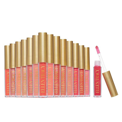ELLEN TRACY 15-Piece Embossed Lip Gloss Collection and Luxuriously Gorgeous