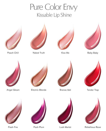 Estee Lauder Pure Color Envy Kissable Lip Shine Lip Gloss, 0.20 oz. / 5.8 ml •• (Tender Trap)