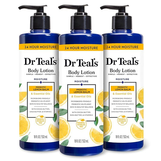 Dr Teal's Body Lotion, Lemon Prebiotic 18 oz