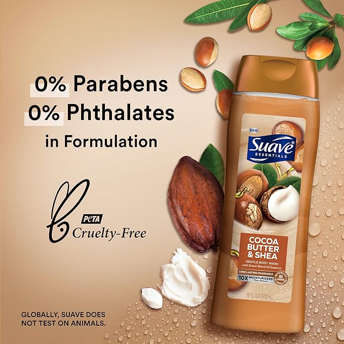 Suave Body Wash 2-Pack & Lotion