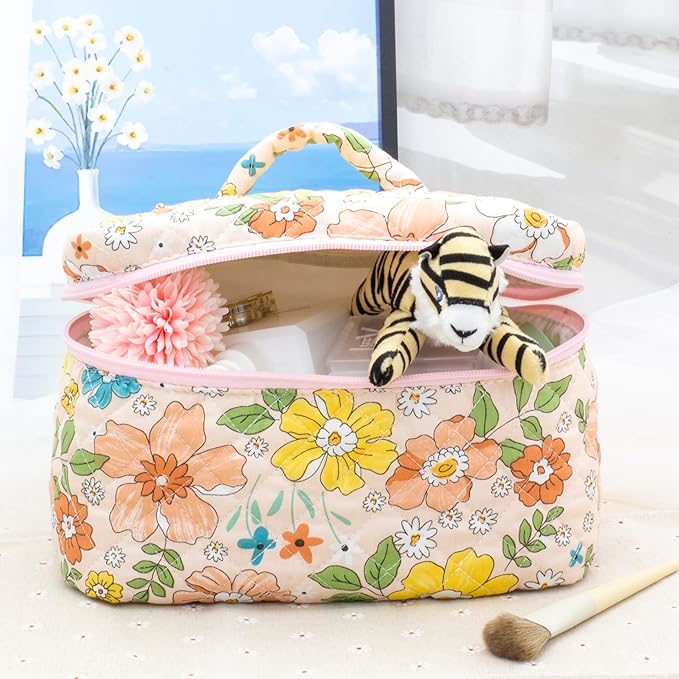 Pazimiik cotton makeup bag for