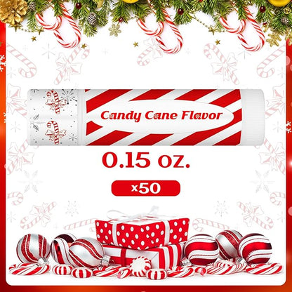 50 Pack Christmas Candy Peppermint Cane Employee