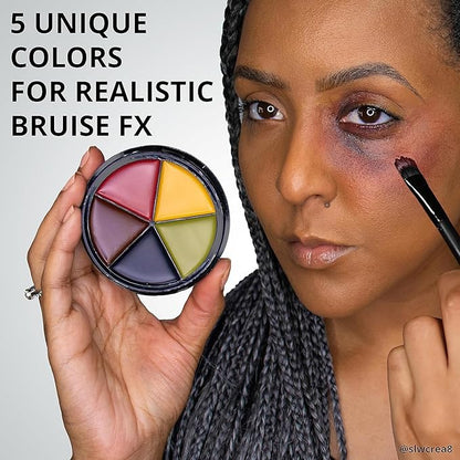 Mehron Makeup ProColoRing Bruise 5 Color Wheel