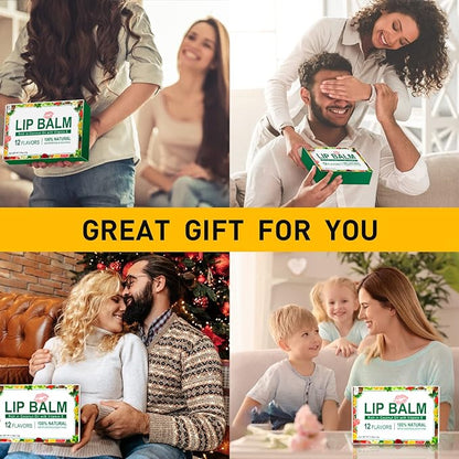 DMSKY 36 Pack Lip Balm, Natural