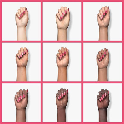 Kiara Sky Long Lasting Nail Dip Powder Pink Pink Lipstick 1 oz