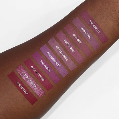 Aromi Bright Pink Matte Liquid Lipstick | Magenta Fuchsia Lip Color with Blue Undertones, Vegan, Cruelty-free, Smudge Proof, Stay All Day, Long-lasting (Pink Peonies)