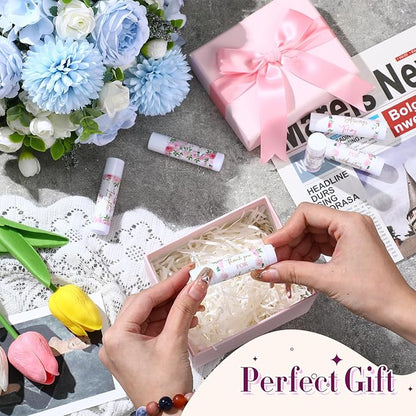 30 Pcs Wedding Lip Balms Bulk Flower