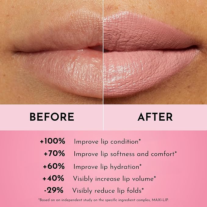Lawless Forget the Filler Lip-Plumping Line-Smoothing Satin Cream Lipstick - Daisy Girl - Natural Ingredients Smooth and Hydrate Lips for a Plumper, Fuller Look - 3.7g