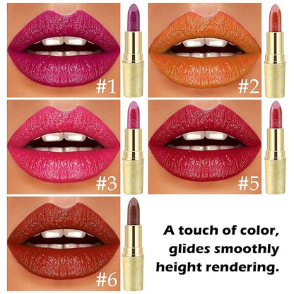 Boobeen Glitter Lipstick Hydrating Lip Balm Sparkling Shine Glitter