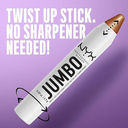 NYX PROFESSIONAL MAKEUP, Jumbo Multi-Use Face Highlighter Stick Apple Pie