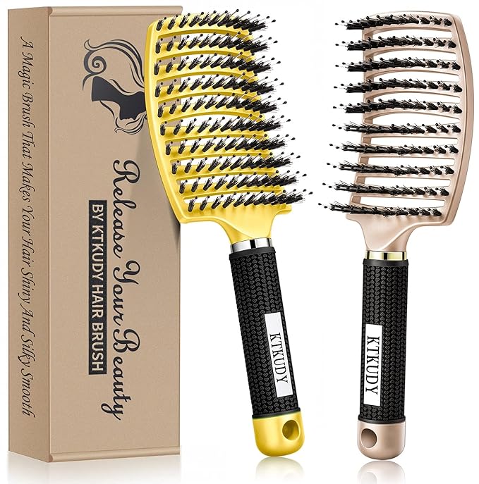 KTKUDY Detangling Brush Getting Knots