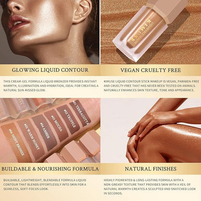 KIMUSE Soft Liquid Contour Stick, Glow Liquid Cream