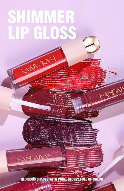 Shimmer Matte Lip Gloss, Diamond Shiny Waterproof Lipstick, Glitter Lipstick for Lips, Eyes, Cheeks (#03)