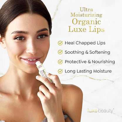 Luxe Beauty No-Beeswax, No-Petroleum Organic Lip Lipstick