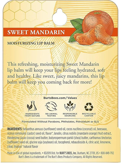 8 Pack Burt's Bees Sweet Mandarin Balm