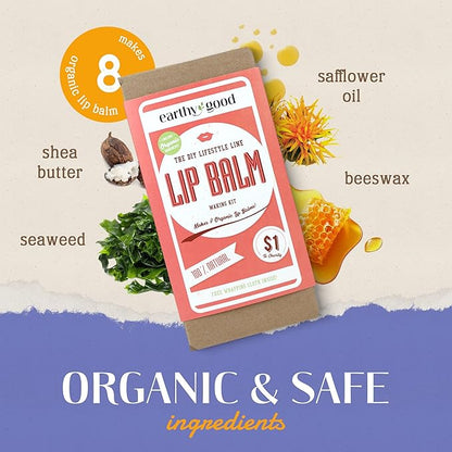 Earthy Good Organic DIY Lip Balm Naturals
