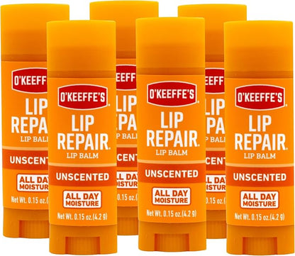 O'Keeffe's Unscented Lip Repair Lip Balm