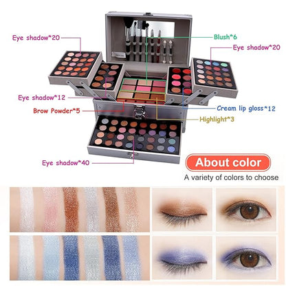 All-in-One Makeup Gift Set Carry All Makeup Kit