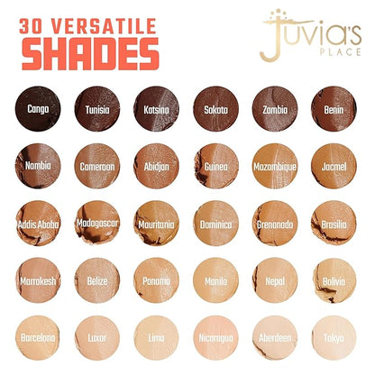 Juvia's Place Shade Stick Foundation, Concealer, Contour, Dominica, Stick 34 oz