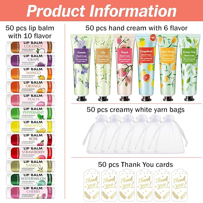 AZEN 50 Sets Hand Cream Bulk
