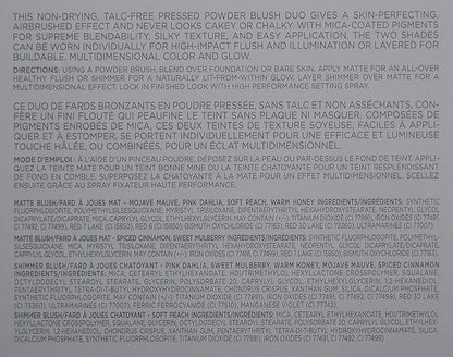 COVER FX Monochromatic Powder Blush Duo - Spiced Impact Color