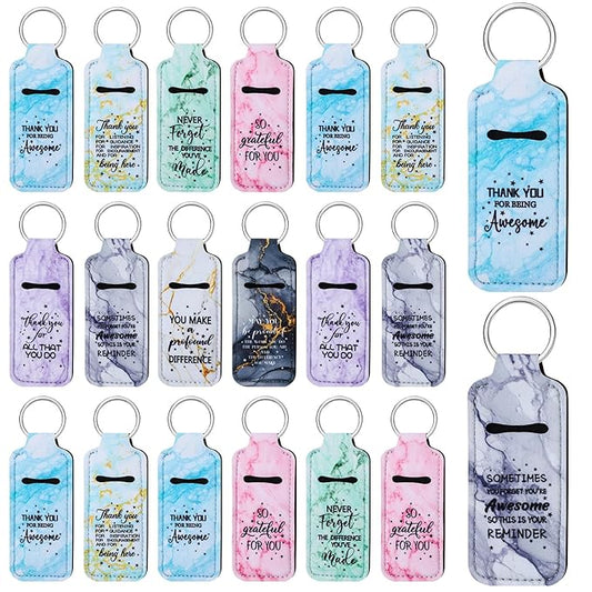 72 Pcs Lipstick Holder Bulk Lipstick Holder Keychain Gloss