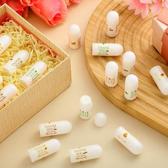 25 Pcs Mini Lip Balm Bulk Bridal