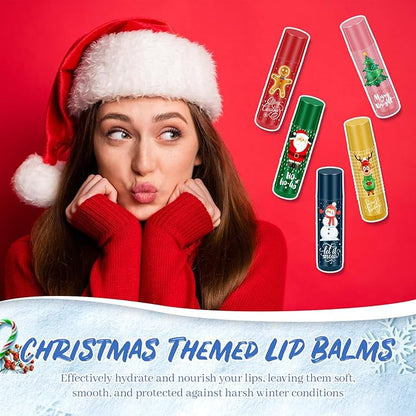 100 Pcs Christmas Lip Balm Lip