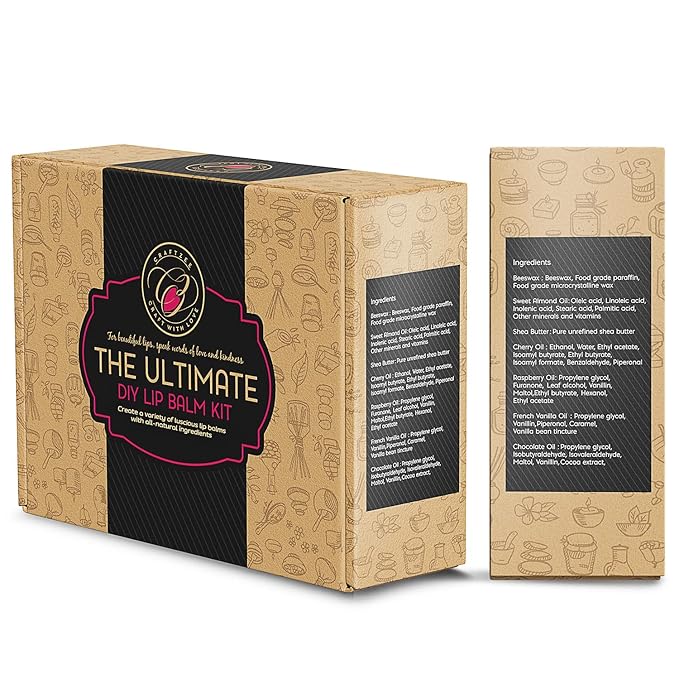 CraftZee Lip Balm Making Kit - Adults