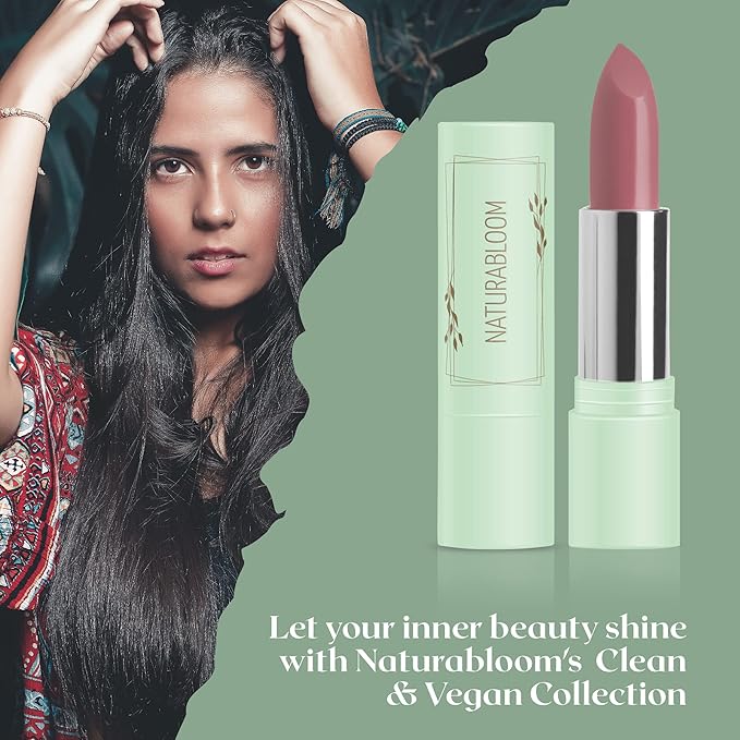 Vegan Lipstick (Peony) - Sensational One-Stroke Long Lasting Lipstick from Natural Oils & Butters Full-Coverage Lip Color with Shea Butter & Coconut Extact - Premium Hydrating Lipsticks