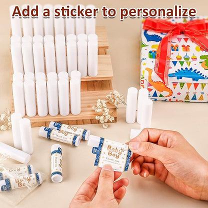 120 Pack Lip Balm Unlabeled, Natural