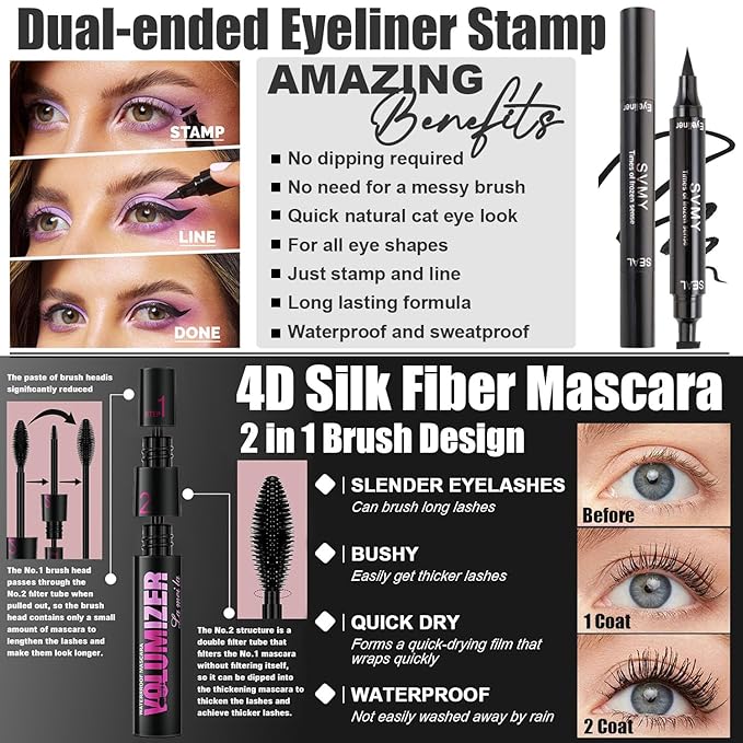 All in One Makeup Kit,Includes Naked Eyeshadow,Liquid Foundation,CC