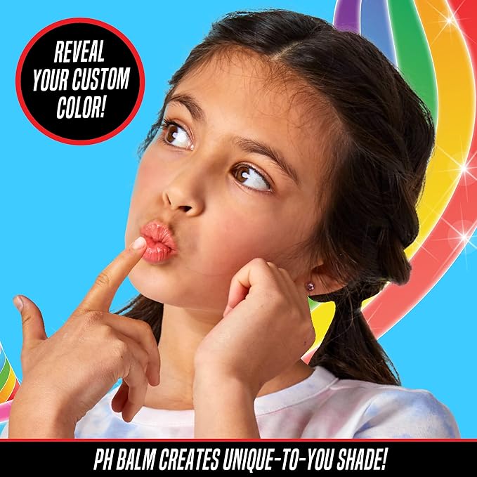 Miraculous Color-Changing Lip Balm Maker, Make Your Own Ladybug Lip Gloss Kit, Travel-Friendly Lip Balm Palette Great for Miraculous Parties & Group Activities, Perfect for Kids Ages 6, 7, 8, 9, 10