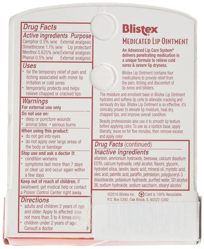 Blistex Medicated Lip Ointment 0.21 oz
