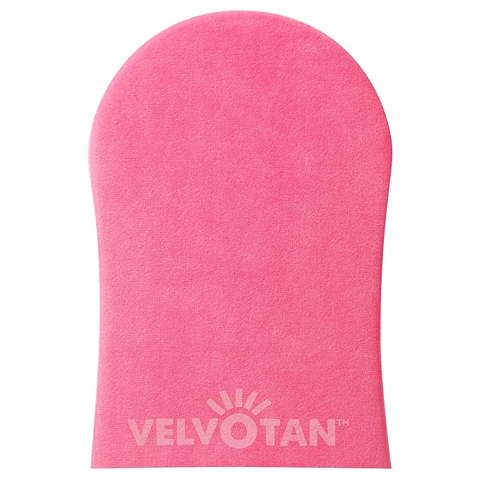Original Double Sided Tanning Mitt - Pink - Self Tanning Applicator for Stain-Free Hands, Washable & Reusable, Use with Any Fake Tan