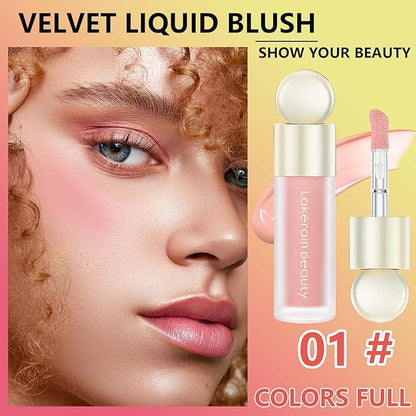 Liquid Blush,Natural Soft Cream Face Blush Matte Cheek Blush Stick(1#)
