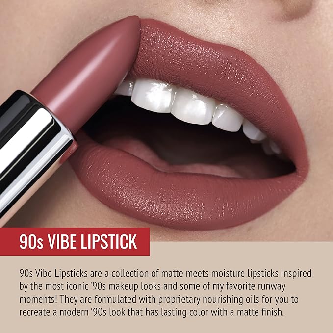 Runway Rogue 90s Vibe Lipstick, Moisturizing Matte Soft Rogue