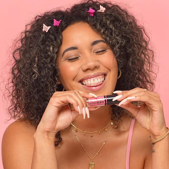 Palladio Hydrating Lip Oil Infused with Hyaluronic Acid, Hydrating