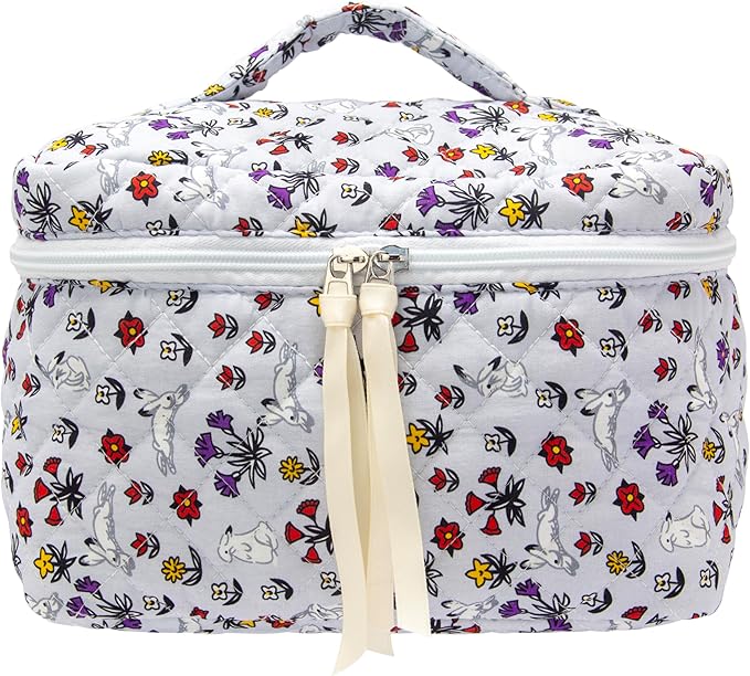 Pazimiik cotton makeup bag for